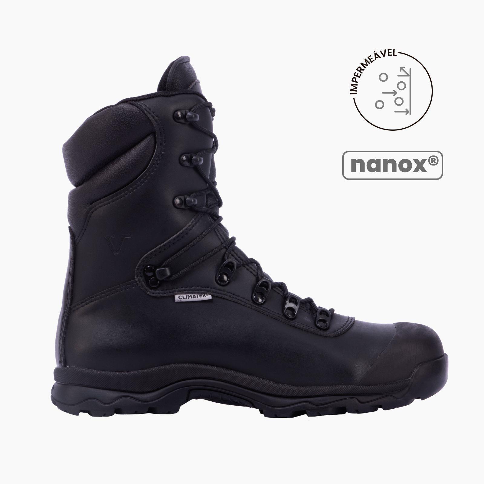 Coturno Elite Preto — Nanox — Impermeável