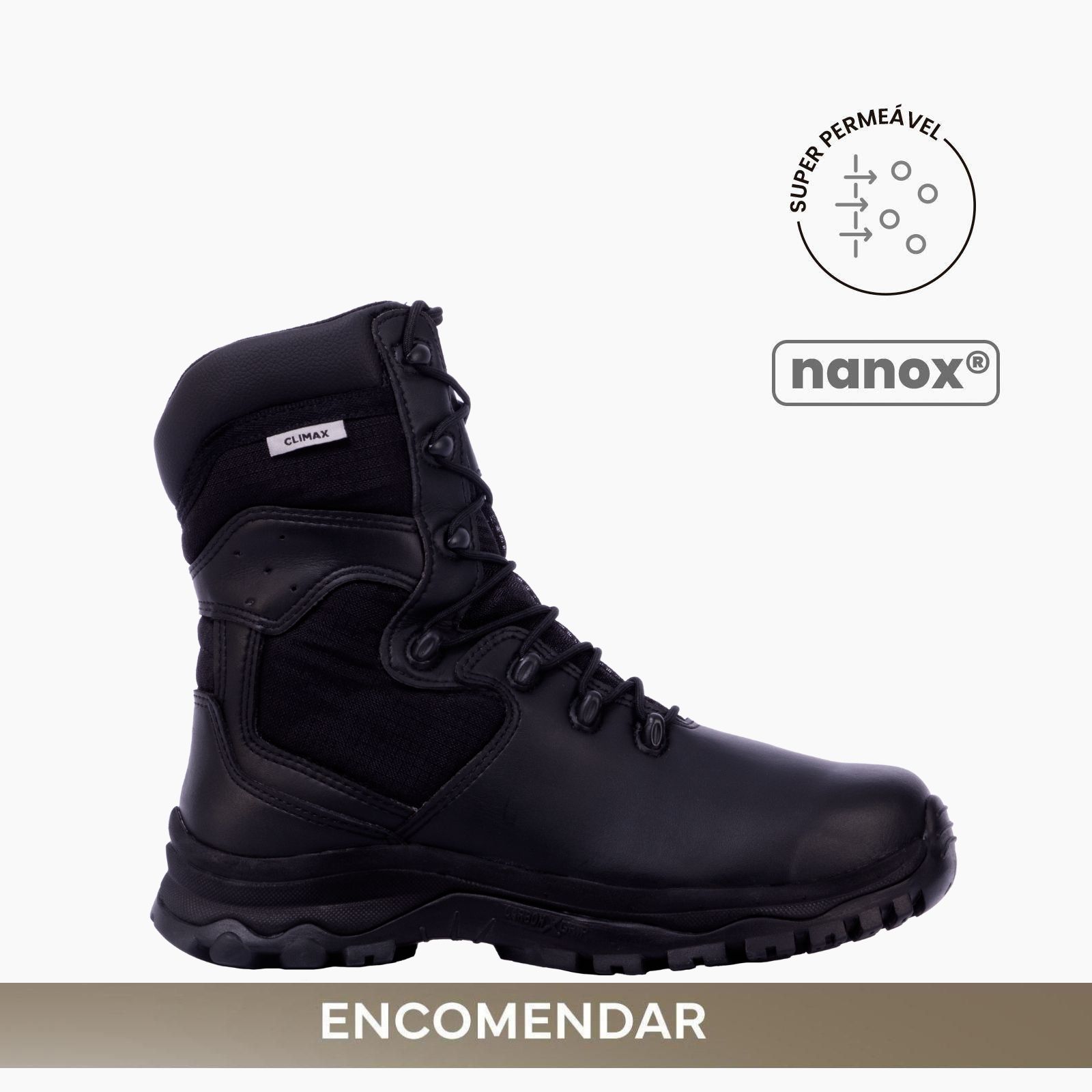 Coturno Molon Labe — Nanox — Super Permeável — Encomendar